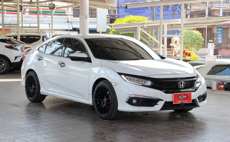 Honda Civic 2018 1.5 Turbo RS Sedan เบนซิน ไม่ติดแก๊ส เกียร์อัตโนมัติ ขาว รูปที่ 3