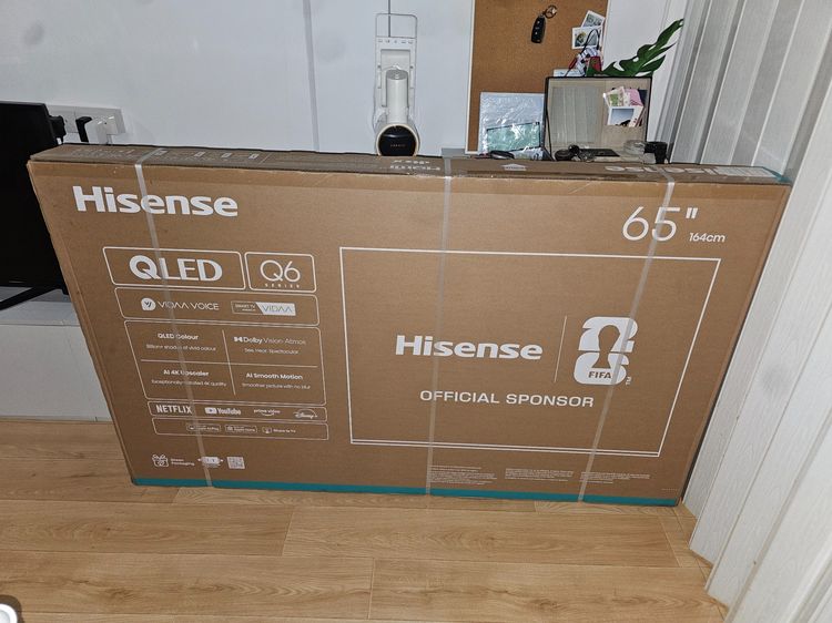 HISENSE ทีวี Q6Q สมาร์ททีวี 65 นิ้ว 4K VIDAA QLED  รุ่น 65Q6Q ผลิตปี 2026 