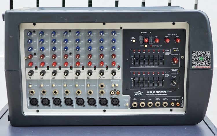 เพาเวอร์มิกเซอร์ POWER MIXER PEAVEY  XR8600D สภาพใหม่ 