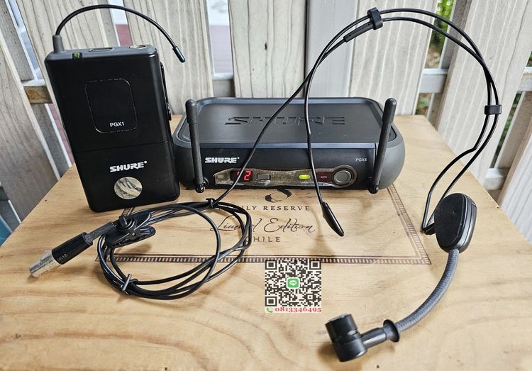  ชุดไมโครโพนไร้สาย ไวเลส ไมค์คาดศีรษะ SHURE PGX14 ของแท้ๆ  รูปที่ 6