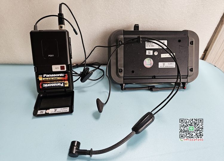  ชุดไมโครโพนไร้สาย ไวเลส ไมค์คาดศีรษะ SHURE PGX14 ของแท้ๆ  รูปที่ 3