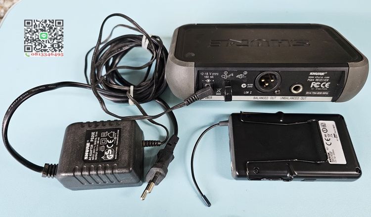  ชุดไมโครโพนไร้สาย ไวเลส ไมค์คาดศีรษะ SHURE PGX14 ของแท้ๆ  รูปที่ 4
