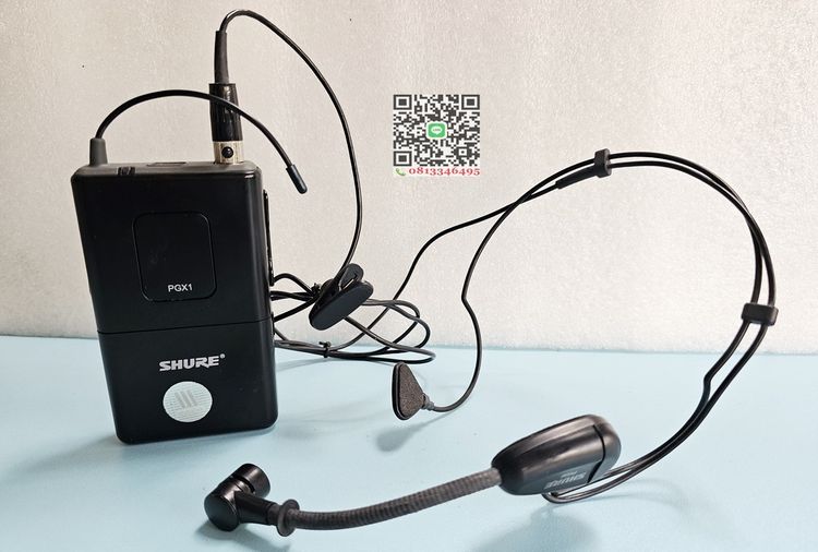  ชุดไมโครโพนไร้สาย ไวเลส ไมค์คาดศีรษะ SHURE PGX14 ของแท้ๆ 