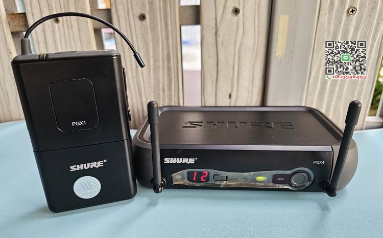  ชุดไมโครโพนไร้สาย ไวเลส ไมค์คาดศีรษะ SHURE PGX14 ของแท้ๆ  รูปที่ 7