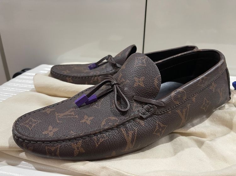 รองเท้า LOUIS VUITTON LV Driver Moccasins Shoes