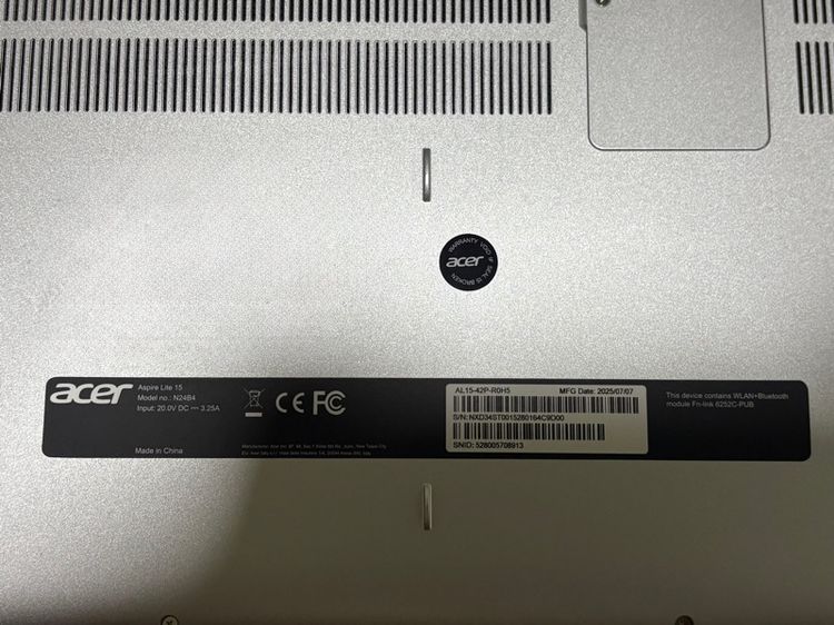 Acer Aspire lite 15  Ryzen 5 7430U RAM 16GB  รูปที่ 3