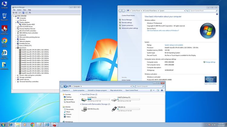 คอม Workstation HP Z420 พร้อมกับ Windows XP หรือ 7 ใช้โปรแกรมเก่า เช่น SolidWorks Inventor AutoCad Adobe Version เก่า อื่นๆ รูปที่ 7