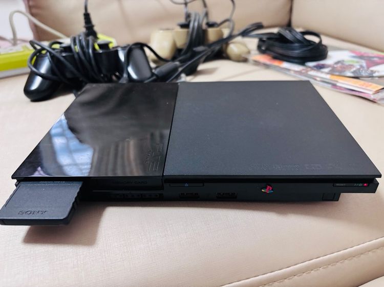 Sony อุปกรณ์เสริมเพลสเตชั่น เชื่อมต่อไร้สายได้ เครื่องเล่นเกม PlayStation 2 (PS2) 