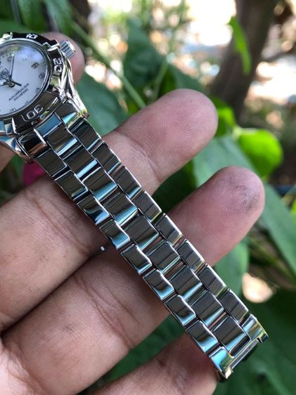TAG Heuer Aquaracer Quartz Lady Diamond White Pearl Dial WAF1415🇨🇭🇨🇭
 รูปที่ 11