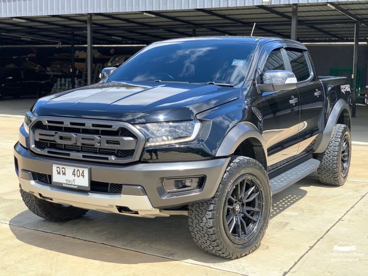 Ford Ranger 2021 Raptor 2.0 Bi-Turbo 4WD Pickup ดีเซล เกียร์อัตโนมัติ ดำ รูปที่ 4