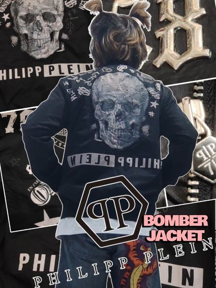 PHILIPP PLEIN💀หัวกะโหลก แจ็คเก็ต