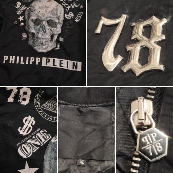 PHILIPP PLEIN💀หัวกะโหลก แจ็คเก็ต รูปที่ 16