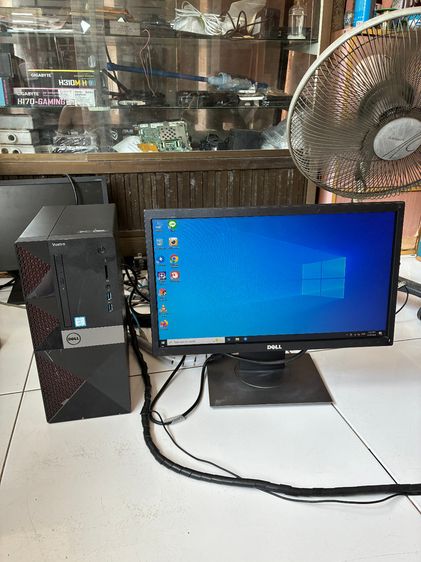 ยกเคส พร้อมใช้งาน DELL ซีพียู I5 7400 แรม 8 G ฮาร์ดดิส 1000 G พร้อมจอ 20 นี้ว