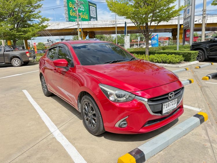Mazda Mazda 2 2015 1.5 Skyactiv-D Sedan ดีเซล ไม่ติดแก๊ส เกียร์อัตโนมัติ แดง รูปที่ 2