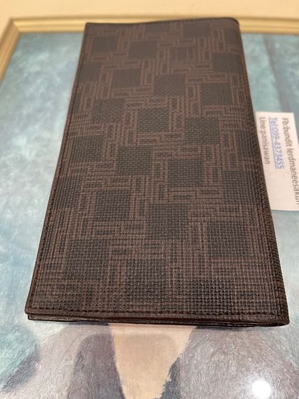 Dunhill D-Eight กระเป๋าสตางค์ทรงยาว สภาพดีมาก made in France 1,200 บาท รูปที่ 6