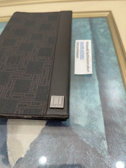Dunhill D-Eight กระเป๋าสตางค์ทรงยาว สภาพดีมาก made in France 1,200 บาท รูปที่ 2