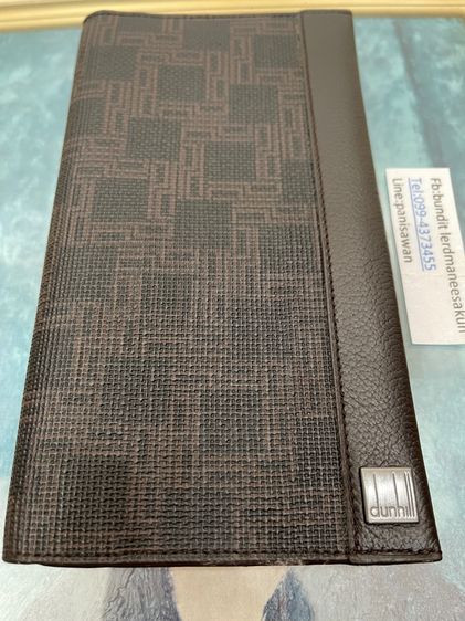 Dunhill D-Eight กระเป๋าสตางค์ทรงยาว สภาพดีมาก made in France 1,200 บาท รูปที่ 3