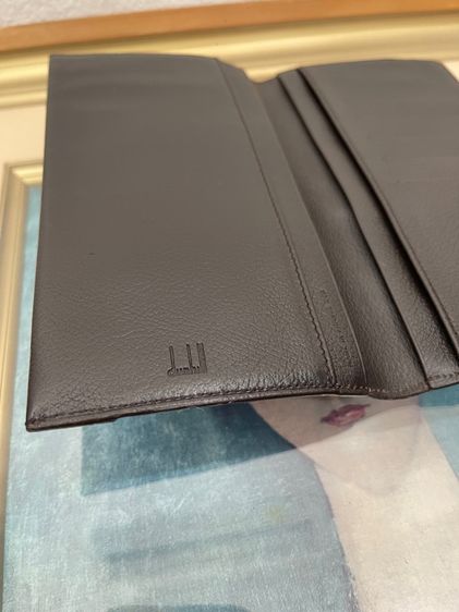 Dunhill D-Eight กระเป๋าสตางค์ทรงยาว สภาพดีมาก made in France 1,200 บาท รูปที่ 9