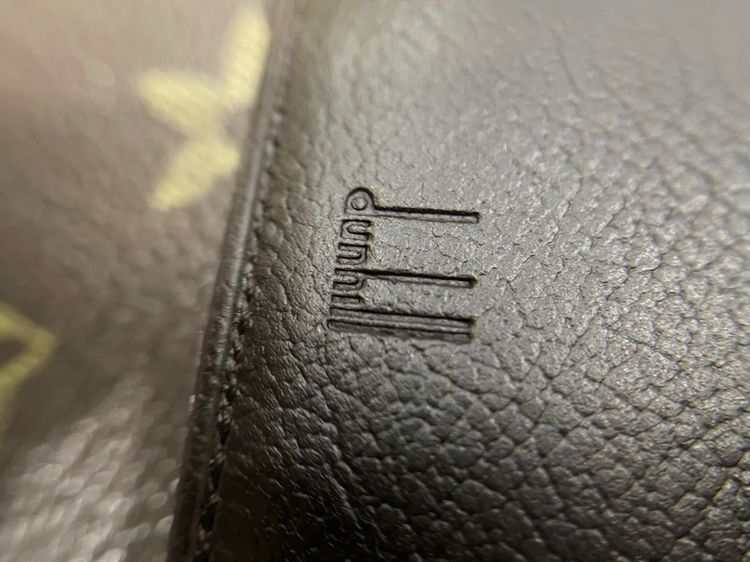 Dunhill D-Eight กระเป๋าสตางค์ทรงยาว สภาพดีมาก made in France 1,200 บาท รูปที่ 15