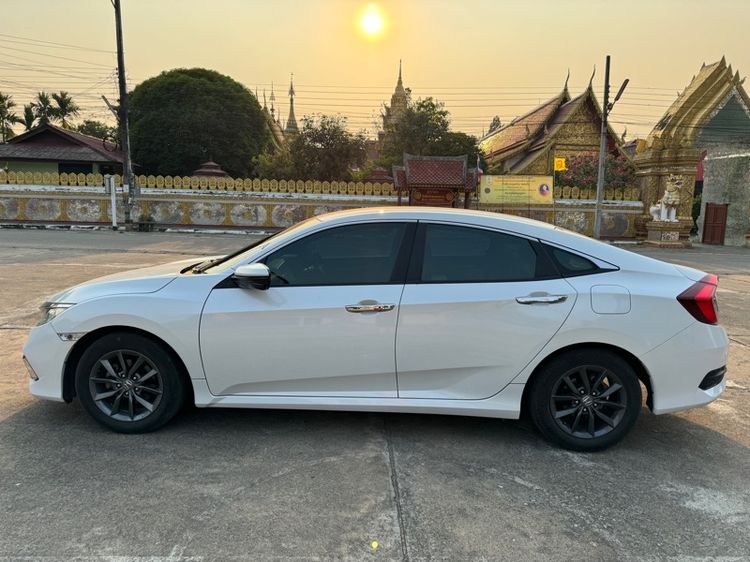 Honda Civic 2019 1.8 EL i-VTEC Sedan เบนซิน ไม่ติดแก๊ส เกียร์อัตโนมัติ ขาว รูปที่ 3
