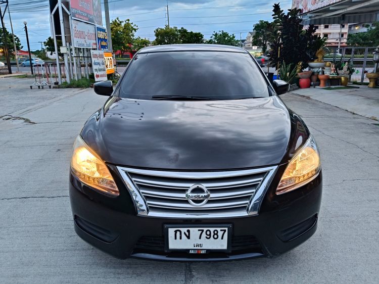 Nissan Sylphy 2013 1.6 E Sedan เบนซิน ไม่ติดแก๊ส เกียร์อัตโนมัติ ดำ รูปที่ 4