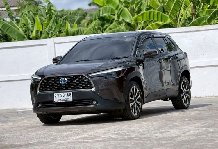 รถ Toyota Corolla Cross 1.8 Hybrid Premium สี น้ำตาล