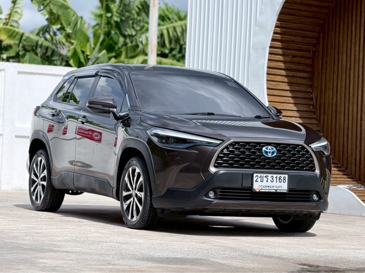 Toyota Corolla Cross 2021 1.8 Hybrid Premium Utility-car ไฮบริด ไม่ติดแก๊ส เกียร์อัตโนมัติ น้ำตาล รูปที่ 3