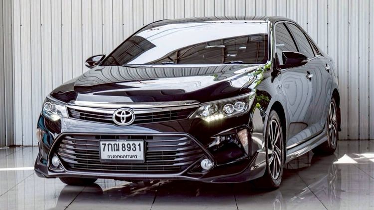 Toyota Camry 2018 2.0 G Van เบนซิน ไม่ติดแก๊ส เกียร์อัตโนมัติ ดำ รูปที่ 4