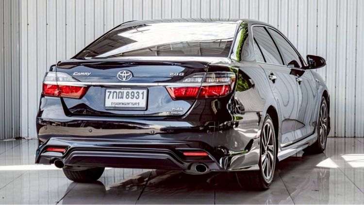 Toyota Camry 2018 2.0 G Van เบนซิน ไม่ติดแก๊ส เกียร์อัตโนมัติ ดำ รูปที่ 3