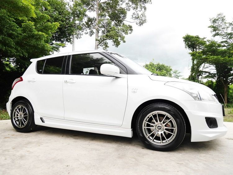 Suzuki Swift 2014 1.2 GL Sedan เบนซิน ไม่ติดแก๊ส เกียร์อัตโนมัติ ขาว รูปที่ 2