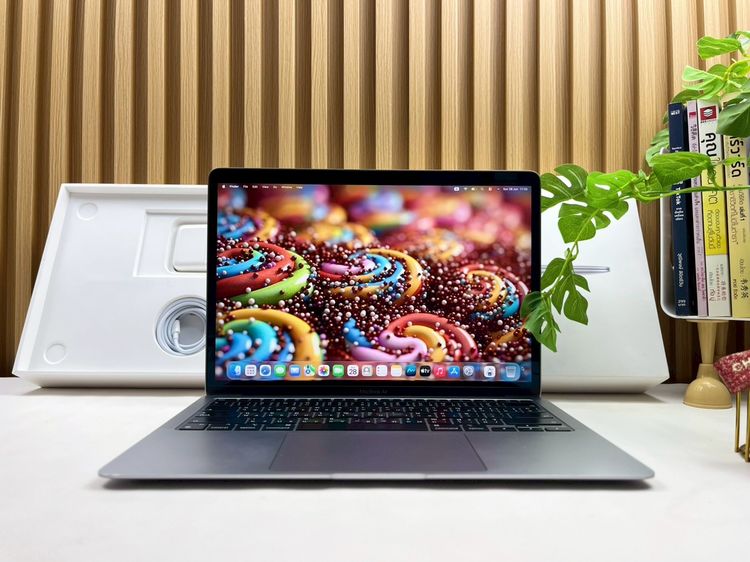 Apple แมค โอเอส 8 กิกะไบต์ อื่นๆ ไม่ใช่ MacBook Air 13-inch M1,2020 Ram8GB SSD256GB Space Gray