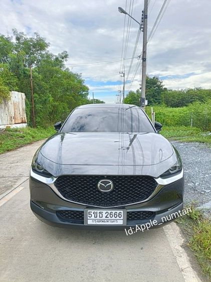 รถ Mazda CX-30 2.0 Carbon Edition สี เทา
