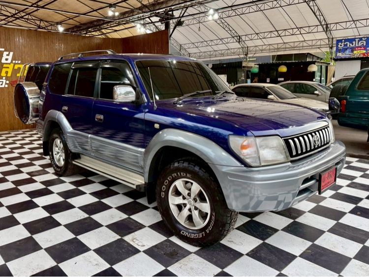 รถ Toyota Land Cruiser Prado 3.4 TZ 4WD สี น้ำเงิน