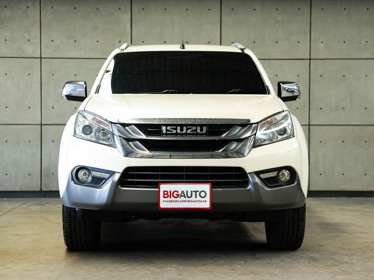 Isuzu MU-X 2015 2.5 DVD Utility-car ดีเซล ไม่ติดแก๊ส เกียร์อัตโนมัติ ขาว รูปที่ 3