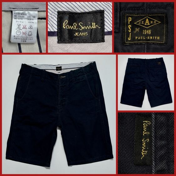 ⚠️โลโก้หน้าหลัง‼️กางเกงขาสั้น Paul Smith Jeans ของแท้ ทรงสวย