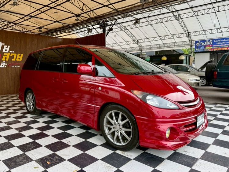 รถ Toyota Estima 2.4 Aeras สี แดง