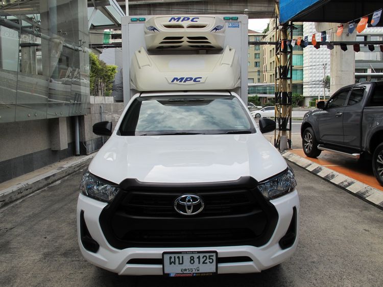 Toyota Hilux Revo 2021 2.4 Entry Van ดีเซล ไม่ติดแก๊ส เกียร์ธรรมดา ขาว รูปที่ 3