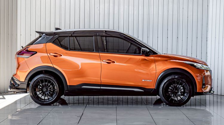 Nissan Kicks 2020 1.2 VL Utility-car ไฮบริด ไม่ติดแก๊ส เกียร์อัตโนมัติ ส้ม รูปที่ 4