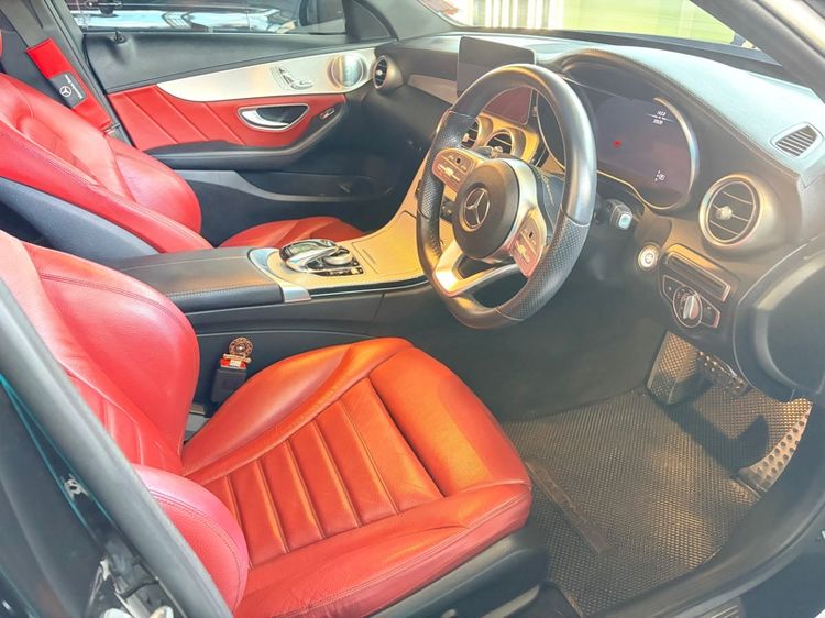 Mercedes-Benz C-Class 2019 C220 Sedan ดีเซล ไม่ติดแก๊ส เกียร์อัตโนมัติ ดำ รูปที่ 3