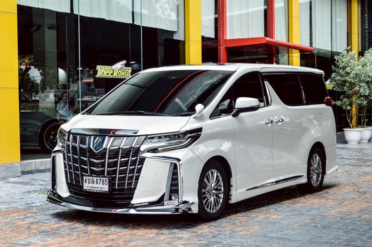 รถ Toyota Alphard 2.5 HV SR C-Package 4WD สี ขาว