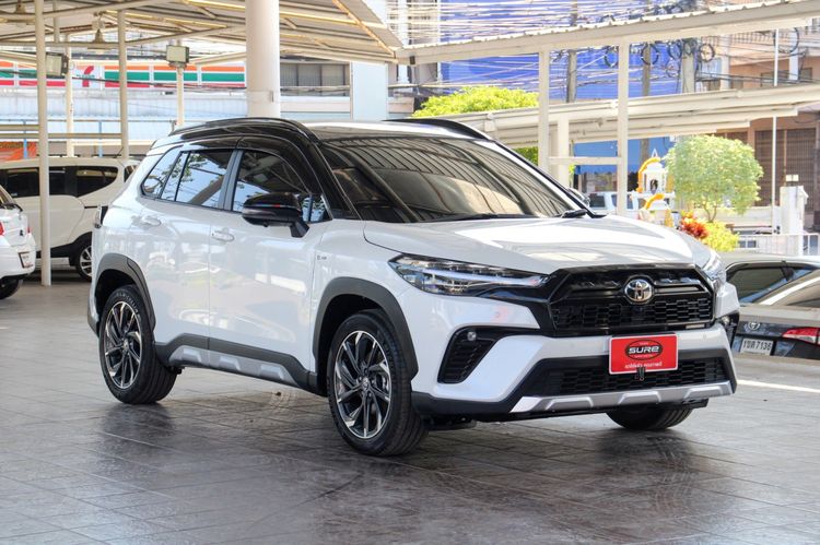 Toyota Corolla Cross 2024 1.8 HEV GR Sport Utility-car ไฮบริด ไม่ติดแก๊ส เกียร์อัตโนมัติ ขาว รูปที่ 3