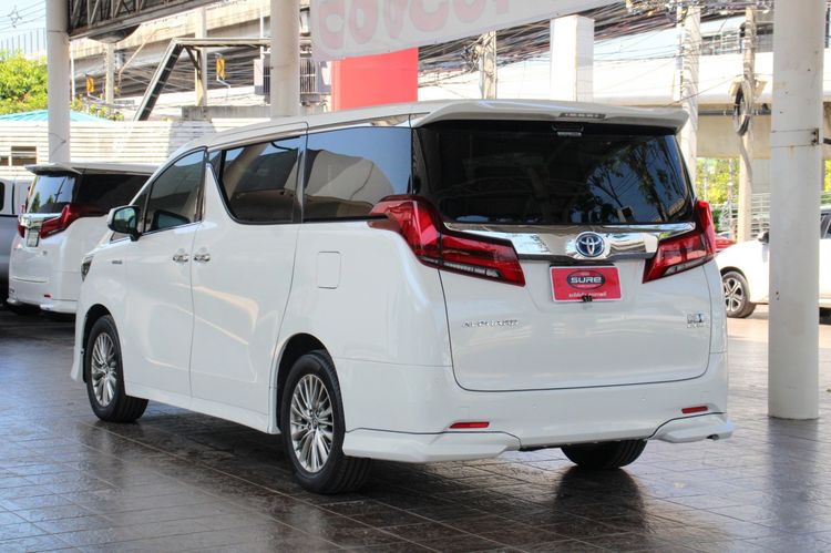 Toyota Alphard 2018 2.5 HEV E-Four Van ไฮบริด ไม่ติดแก๊ส เกียร์อัตโนมัติ ขาว รูปที่ 4
