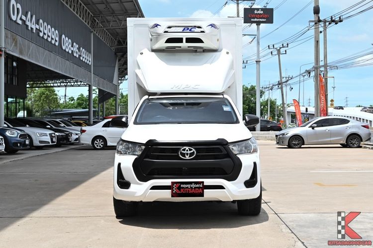 Toyota Hilux Revo 2023 2.4 Entry Pickup ดีเซล ไม่ติดแก๊ส เกียร์ธรรมดา ขาว รูปที่ 2