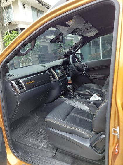Ford Ranger 2019 2.0 Hi-Rider Wildtrak Sedan ดีเซล ส้ม รูปที่ 3
