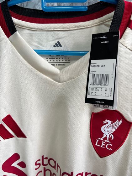 เสื้อสโมสรลิเวอร์พูล(แขนยาว)2025-2026 ทีมเยือนเกรดแฟนบอล  รูปที่ 3