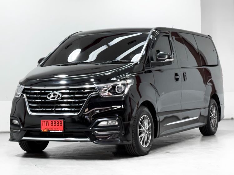 Hyundai H-1 2019 2.5 Elite Plus Van ดีเซล ไม่ติดแก๊ส เกียร์อัตโนมัติ ดำ รูปที่ 3