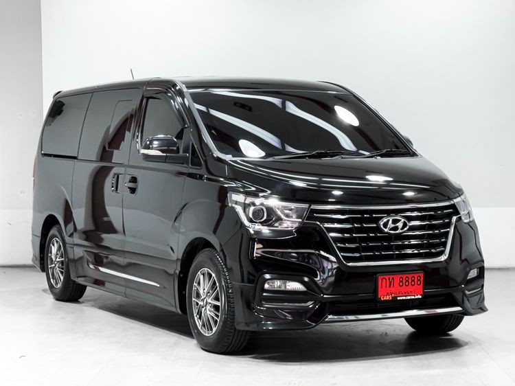 Hyundai H-1  2019 2.5 Elite Plus Van ดีเซล ไม่ติดแก๊ส เกียร์อัตโนมัติ ดำ
