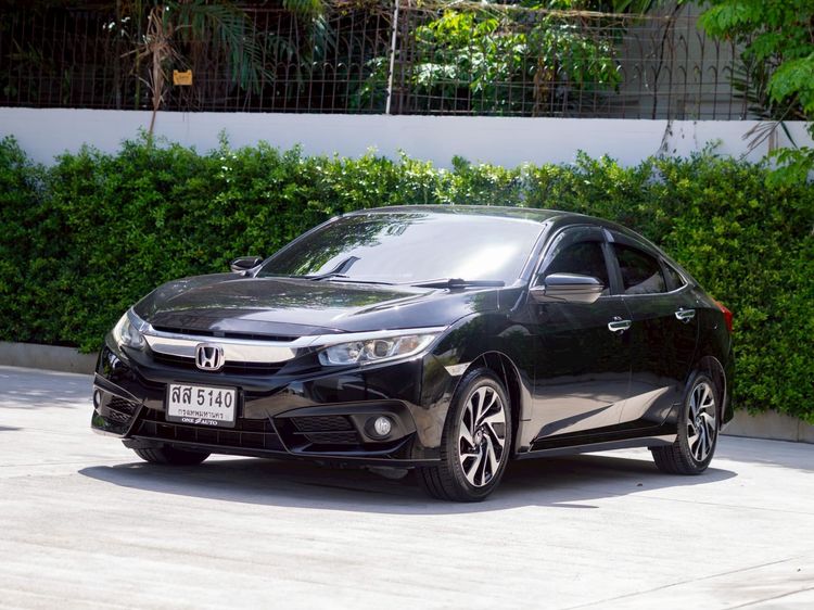 Honda Civic 2016 1.8 EL i-VTEC Sedan เบนซิน ไม่ติดแก๊ส เกียร์อัตโนมัติ ดำ รูปที่ 3