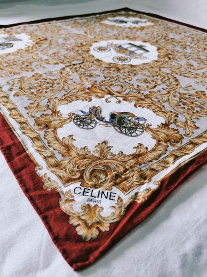 ขอขายผ้าเช็ดหน้าแบรนด์เนม Celine Paris ทุกผืนสภาพใหม่. รูปที่ 16