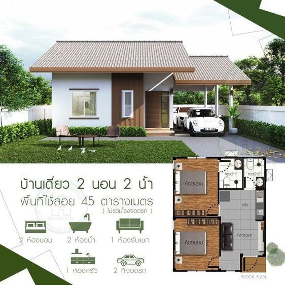 บ้านสร้างใหม่ตลาดแม่คือ
